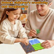 Magnetic Base Plate Variety Baseplates Match Magnetic Building Blocks Toys ,Outdoor Learning Puzzle Toy,Creative Play & Motor Skills Development,DIY Magnetic Building Blocks For Boys And Girls Children Gift