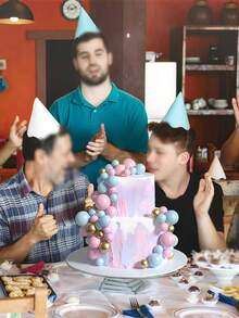 150 chiếc - Bóng bay trang trí bánh, bóng xốp trang trí bánh, bóng ngọc trai giả, tăm xiên bánh tự làm, phụ kiện làm bánh, trang trí cỏ Bohemian, tăm xiên bánh, sinh nhật, đám cưới, tiệc mừng em bé, đồ dùng tiệc theo chủ đề Bohemian, thích hợp cho tiệc mừng em bé, đám cưới, lễ kỷ niệm, tiệc sinh nhật (xanh nhạt, vàng, hồng nhạt) - Nhiều màu - Xem 3