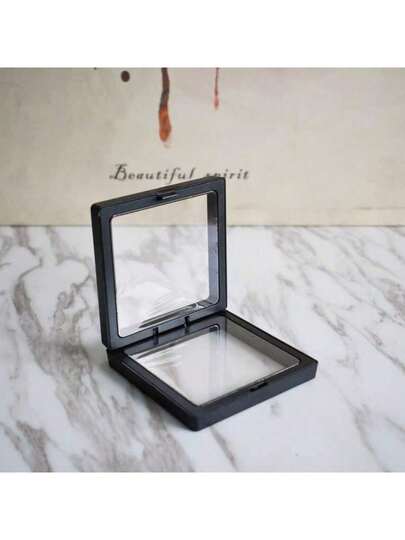 1pc Portable Jewelry Storage Box, Anti-Oxidation Multi-Layer Display Stand Holder, Magic Organizer Case For Earrings Rings, Travel Storage Gift Idea