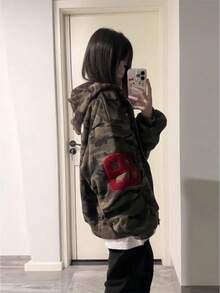 Women Sweatshirts - màu xanh đậm - Xem 2