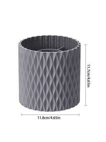 1/Pc Plastic Makeup Box, Modern Geometric Design Case For Home,For Holiday Beach, Bathroom Collection, Bedroom Collection, Large Capacity