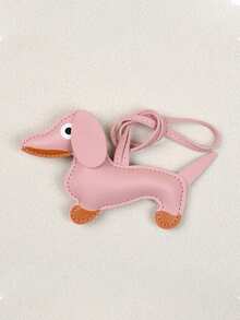 1个可爱腊肠犬吊坠饰品，仿皮腊肠犬包包挂饰/钥匙扣，韩版INS风汽车饰品，学院风卡通哥特风Y2K包包饰品挂绳带证件夹，汽车饰品包包挂饰 - 臘腸狗裝飾掛繩 - 查看 14