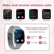 MixtataDi 2026 New 1.83 Men's And Women's Large Screen Smart Watches, Dual Straps, Colorful On The Straps, Information Reminders, Answering Calls, Easy Music Control, Sports Mode, Compatible With IOS And Android Systems, The Best Gift To Give To People - 彩色 - 查看 6