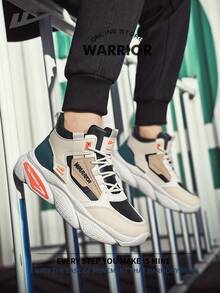 Warrior Comfortable Street Style Thick Soled Men's Shoes Autumn And Winter Lightweight Comfortable Breathable Running ShoesModest StyleCasual Yet Sleeksneakers Applicable Throughout The Yearwear-Resisting All-Day WearTraining Sneakers