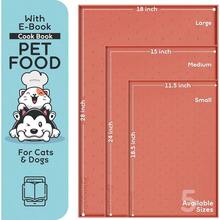 Dog Food - Raised Edges Dogs Food And Prevent Spill, Waterproof Food Mats Protect Floors, Easy Clean Dog Bowl Mats Food And, Silicone Pet Food Tray - 24" X 15" + Burnt Coral - View 2