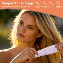 Hatteker Design Portable Electric Straightener Comb Hair Straightener Brush Hot Comb Brush - EU C Type Plug(220-240V) - View 7