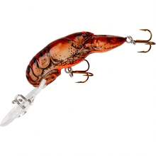 Rebel Señuelo de Pesca Original Realista Crawfish Crankbait - Bronceado natural - Ver 1