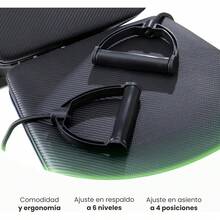 NEÓN |   Banco De Ejercicio Plegable Multiposición – Ajustable – Para Pesas Musculación – Con 2 Ligas Incluídas – Entrenamiento De Cuerpo Completo - 1 - Ver 9