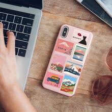 50 sztuk różowych naklejek w stylu japońskim na butelkę z wodą, japoński element z kreskówkową grafiką, wodoodporne naklejki winylowe, urocze naklejki z kreskówek na butelki z wodą, laptopa, dekoracje DIY, album ze zdjęciami, deskorolkę, etui na telefon - Różowy - Zobacz 3