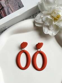 1 Pair Chic Geometric Ear Cuffs, European & American Fashion, Minimalist Design, Versatile For Spring, Summer, Autumn, Winter