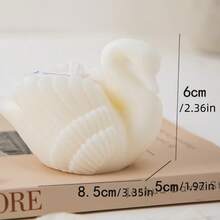 1支天鹅/火烈鸟造型大豆蜡烛，无烟装饰蜡烛，适用于家居装饰、氛围营造、节日装饰、蜡烛装饰、新年装饰、新年礼物、婚礼装饰、婚礼回礼、情人节装饰、情人节礼物、送给她的礼物、送给闺蜜的礼物、纪念品、摄影道具 - 彩色 - 查看 11