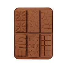 1 包迪拜巧克力棒开心果深模具，厚填充硅胶模具，用于填充 Knafeh 开心果棒大号厚糖果模具分开