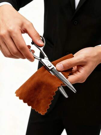 20片装美发剪刀清洁布，造型师修容剪刀清洁湿巾，适用于沙龙美发师剪刀清洁护理布