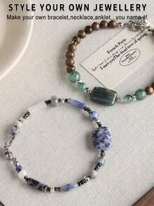 EECLYCJ 10/20 hạt đá tự nhiên hình chữ nhật 13*18mm hỗn hợp ngẫu nhiên DIY dạng hạt rời, pha lê tự nhiên, đá hình, mã não, mắt hổ, đá đốm, đá Aventurine xanh, đá thạch anh hồng, thạch anh tím, đá Sodalite nhiều màu hỗn hợp thương hiệu hòa bình may mắn năng lượng cho phụ nữ/bé gái/phụ nữ làm đồ trang sức vòng cổ vòng tay cổ điển Bohemian thủ công - 13*18mm - Xem 10