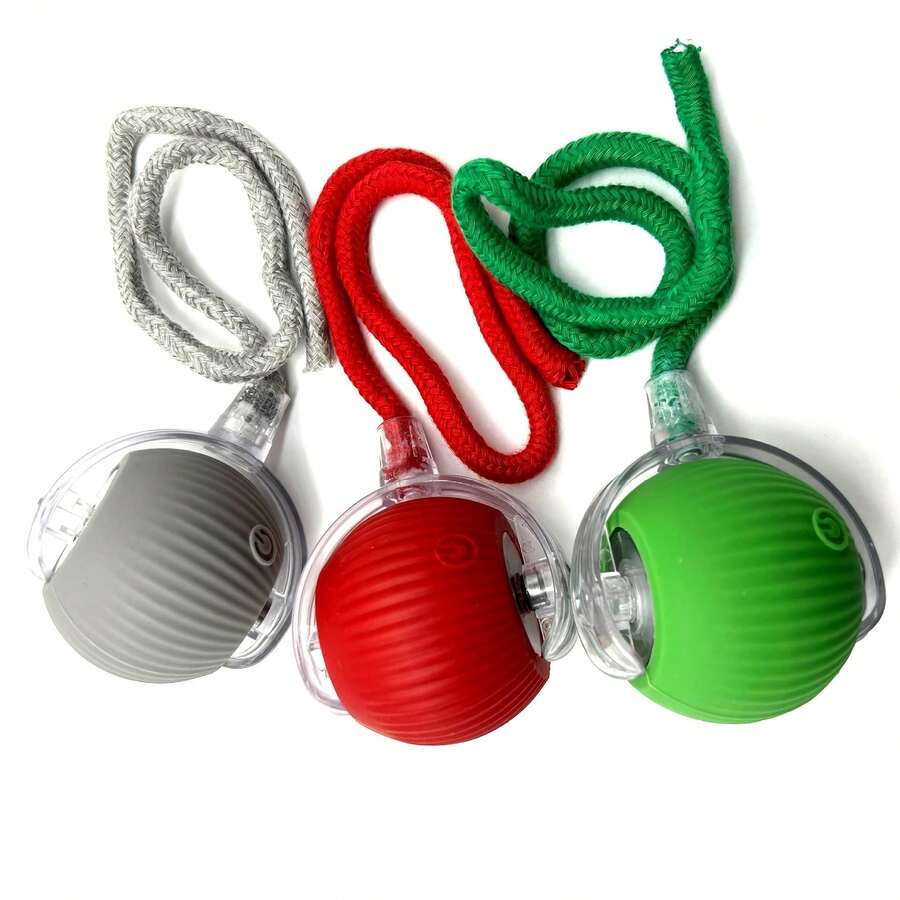 1 Piece Set Fully Intelligent 360 °     Rolling Pet Ball, Specially For Pets, 3 Modes With USB Charging LED Light, Features Self-Entertainment And Relaxation Functions, Durable Plastic Material, Suitable For Kittens And Dogs, Can Be A Holiday Gift For Pets - Random - View 1