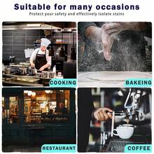 Cute Floral Aprons For Women With Pockets,Cotton Adjustable Neck Strap Apron For Kitchen CooFKing BaFKing Gardening{Inchsize_nameinch:InchMediuminch,Inchcolor_nameinch:InchBrowninch} - màu nâu - Xem 7