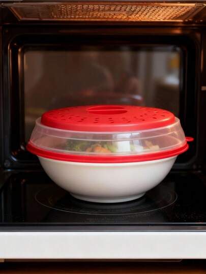 1 pieza Tapa para microondas plegable, resistente al calor, multiusos, esencial para apartamentos