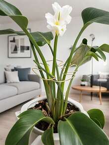 1 PC Anti Lodging Stand, Monstera Stabilizer And Support System - Metal Climbing Plant Trainer With Bamboo Clip Kit, Ideal For Healthy Plant Growth, And Decorative Garden Support, Plant Support Structure | Climbing Plant Support | Metal Stabilizer, Valentine's Day - Multicolor - View 6