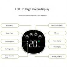 1 pieza Bolsa posparto para mamá Bomba de pecho portátil y silenciosa - Diseño integrado + Extracción eficiente de leche, Portátil y fácil de almacenar + Material amigable con la piel, Adecuado para madres lactantes para extracción de leche en el hogar / lugar de trabajo / uso portátil al aire libre - Multicolor - Ver 4
