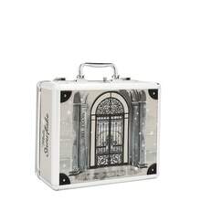 Estuche maletín para maquillaje NicoleLee print Moda - Gris - Ver 3