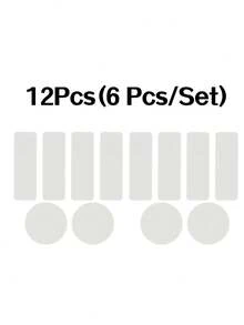 1/2set (6pcs/Set) Sports Shoes Side Edge Repair Patches, Lining Hole Fixer, Heel Wear Protector Stickers, For Women Men Sneakers Shoes, Casual Shoes