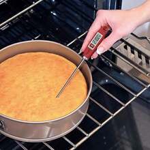 Escali DH1 Gourmet - Termómetro digital para carne con sonda extra larga, certificado NSF, negro(Rojo -) - Tipo 1 - Ver 7