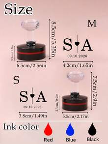 Customized Stamp, Wedding Stamp, Personalized Name Stamp, Customized Address Stamp, Customizable Signature Stamp, Christmas Wedding Gift, Birthday Gift, Wedding Gift, Anniversary Gift, 3 Ink Color Options, Bride & Groom, Party, Envelope, Backpack, Invitation, Wedding Invitation Box - Style B - View 2
