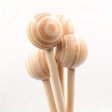 5pcs Pine Wood Round Beads, Pine Wood Loose Beads, Pine Wood Ball Beads, Pine Wood Steam Rods And Essential Oil Diffuser