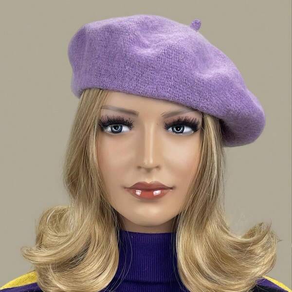 Women's Simple Versatile Solid Color Beret Hat, Breathable And Comfortable Outdoor Casual Hat