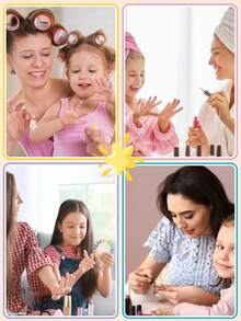 26pcs Kids Fake Nails, EBANKU 1 Pack Pink Flower Kids Press On Nails, Suitable For Girls Aged 5-12 - Multicolor - View 5