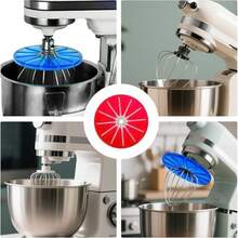 Splentdid Mixer Cream Scraper Accessories, Stand Mixer Head Scraper, Suitable For 6-Wire Whisk Attachment Scraper, Splash Guard, Compatible With Kitchen Aid 4.5qt And 5qt Tilt-Head Mixers Accessories - Thông thoáng - Xem 11