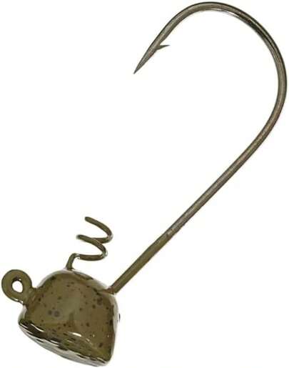 Buckeye Señuelos removedor de Manchas Modelo Pro con Resorte Resistente y Gancho de níquel para cebos de Pesca de plástico Suave, Paquete de 5