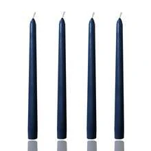 10 Inch Dark Blue Taper Candles,Set Of 4 Tapered Candle, Tall Candlesticks,Conical Stick Candles,Less,Home Dinner, Party, Wedding, Halloween, Christmas (Dark Blue, 10inch){Inchcolor_nameinch:InchDarkblueinch,Inchsize_nameinch:Inch10inchinch} - 深藍色 - 查看 1
