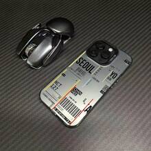 Funda de Teléfono con Etiqueta de Elemento de Ticket Colorida y Plateada, Adecuada para iPhone 16 15 14 13 12 11 Plus Pro Max - Diseño Creativo de Moda, Regalo Unisex, Opción Ideal para Amigos/Familiares, Novio o Novia en Vacaciones, Funda Protectora Antigolpes de Cobertura Completa, Cordón para Teléfono, Regalo de Vacaciones, Funda Protectora, Carcasa de Alta Calidad, Accesorios Tecnológicos - Colores mixtos - Ver 4