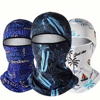 Full Face Cycling Cap Cooling Neck Summer Helmet Liner Hats Balaclava Headwear Face Mask Hiking Scarves Face Cover For Ourdoor Sport