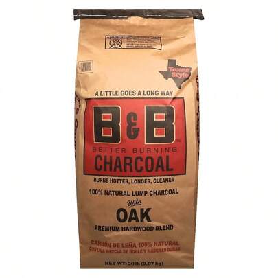 BB Charcoal 20 Pound Oak Lump Charcoal