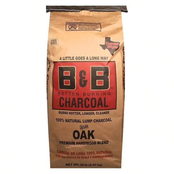 BB Charcoal 20 Pound Oak Lump Charcoal