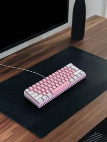 Tastiera cablata K401 con sensazione meccanica, 61 tasti, retroilluminazione RGB, adatta per computer e uffici