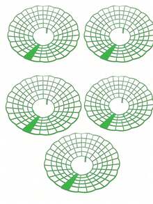 Questo set di supporti per piante di fragole ha tre gambe robuste ed è dotato di un design con logo di fragole, offrendo protezione per le fragole contro muffa, marciume e sporco, adatto per la coltivazione di fragole