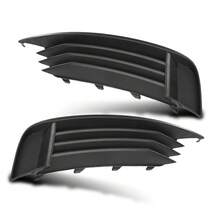 Front Bumper Lower Left & Right Side Grills For A3 S3 2013 2014-2017 1Pair - Black - View 1