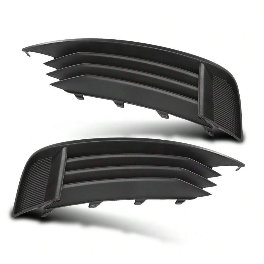 Front Bumper Lower Left & Right Side Grills For A3 S3 2013 2014-2017 1Pair - Black - View 1