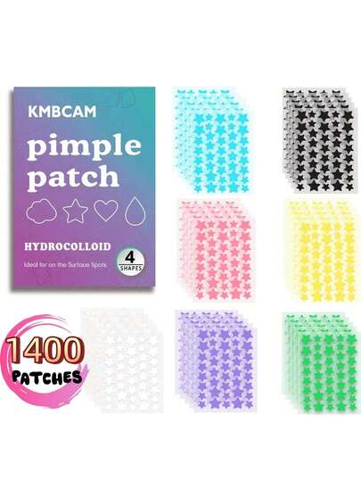 Star-Shaped Acne Patches, Face Concealer, Enhance Your Charm, Party Ready, Fragrance-Free, Preservative-Free, Unisex, Suitable For All Skin Types, No Fragrances, No Other Ingredients