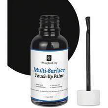 Black Touch Up Paint, Multi-Surface Touch Up Paint Pen, Suitable For Wall, Metal, Wood, Floor, Appliance Maintenance, Refrigerator, Dishwasher, Dryer, Washing Machine, Microwave Oven And Other Household Appliances High-Gloss Paint Repaint. 1.5 Fl Oz - 黑色 - 查看 2