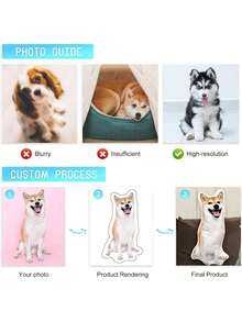 Custom Diy C-Shaped Pillow, Fabric, 14+ Years, Craft Supplies - Personalize With Your Photo For Unique Gift Christmas Gift, Custom Plush, Customize, Pillows,Machine Washable, Digital Printing - Upload Pictures to Customize Pillows - View 5