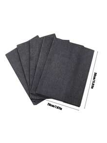 1/5 Stück Weiche Mikrofaser Reinigungstücher, wiederverwendbare fusselfreie Tücher für Glas, Spiegel, Fenster, Küche, Auto und Edelstahl, hochabsorbierendes Mehrzweck-Wischtuch 20*30cm (Schwarz/Grau)