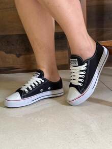 Men's And Women's Unisex Casual Sneakers, Super Comfortable - Black - View 2