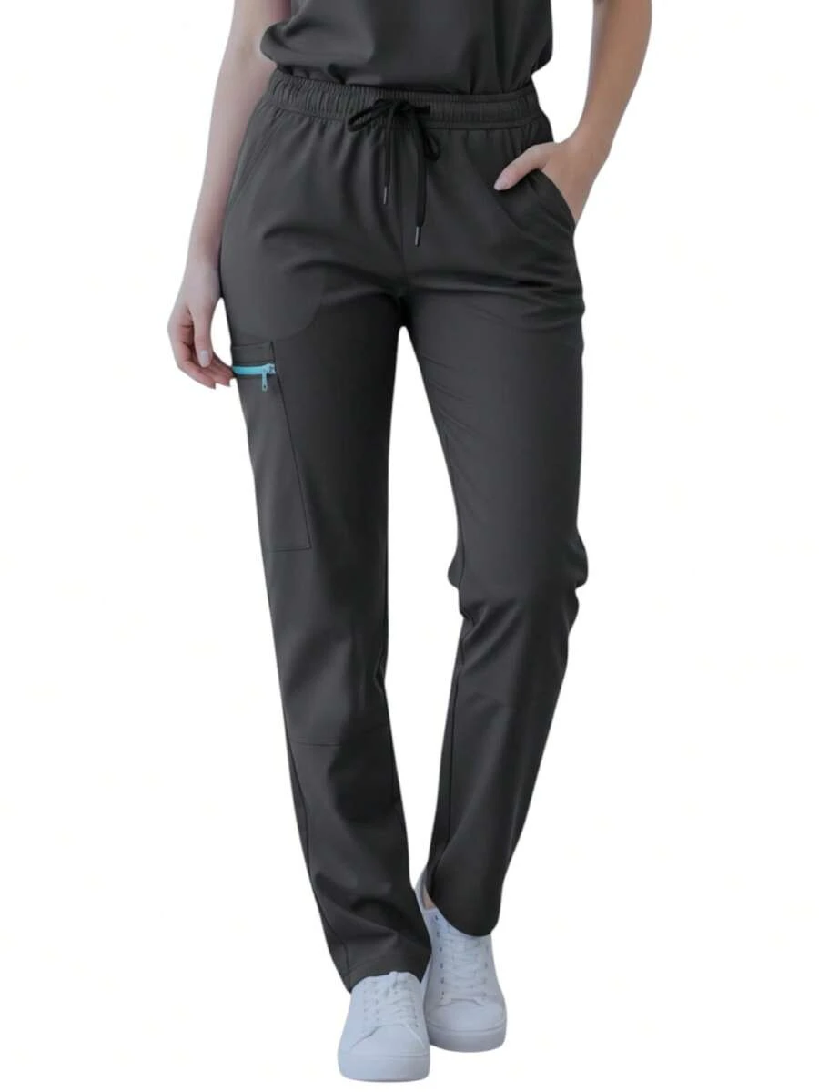 SOULMATE Pantalón Quirúrgico Dama Alex_a - Gris Oscuro - Ver 1