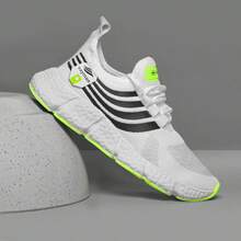 Men Sneakers - White and green - View 5