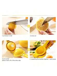 1 Máy vắt nước cam chanh đa năng cầm tay bằng nhôm - Máy vắt nước chanh thủ công hiệu quả với thiết kế dễ vắt, tay cầm chống trượt, máy ép nước cam chanh dễ dàng, không cần điện và tiết kiệm không gian lưu trữ trong bếp - Dụng cụ nhà bếp thiết yếu cho những người yêu thích nước ép tươi - Nhiều màu - Xem 8