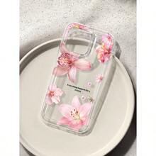 Hibiscus Floral Pattern Print Phone Case Compatible With IPhone & Compatible With  GalaxyCompatible With  Galaxy Waterproof Shockproof Anti-Fall Scratch Resistant - 無色 - 查看 28